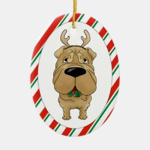 Shar-Pei Christmas Ornament