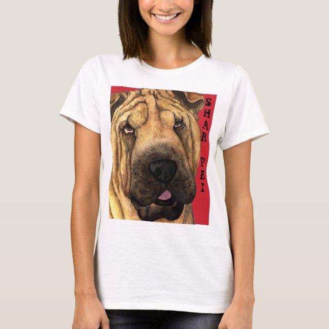Shar-Pei Colour Block T-Shirt (Front)