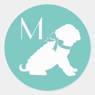 Shar Pei Dog Puppy Classic Round Sticker