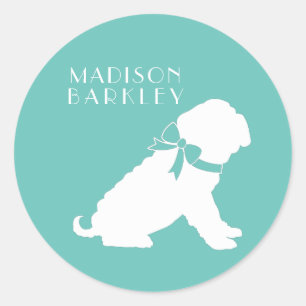 Shar Pei Dog Puppy Classic Round Sticker