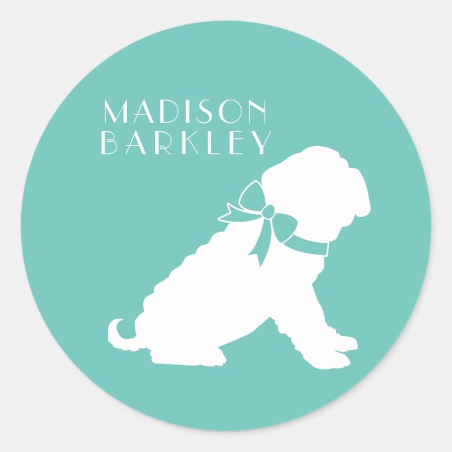 Shar Pei Dog Puppy Classic Round Sticker (Front)