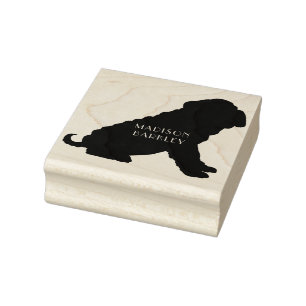 Shar Pei Dog Puppy Rubber Stamp