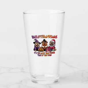 Shar Pei Halloween Thanksgiving Christmas Classic Glass