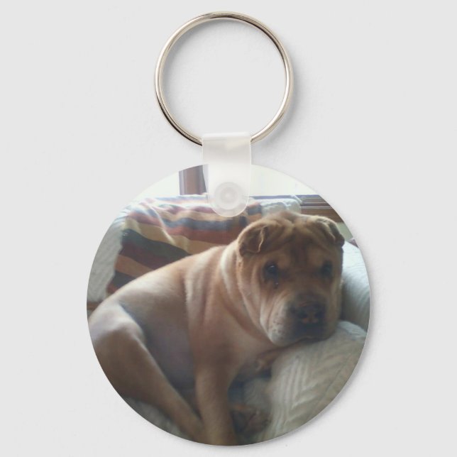 Shar-Pei Key Ring (Front)