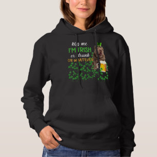 Shar Pei Kiss Me I'm Irish Or Drunk Or Whatever Hoodie