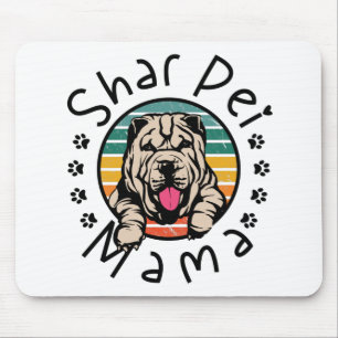 Shar Pei Mama Shar Pei Mum SharPei Lover Mouse Pad