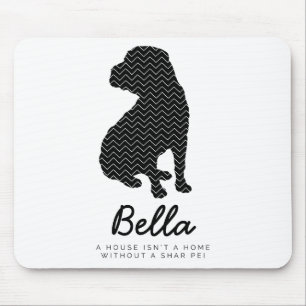 Shar Pei Personalised Mouse Pad