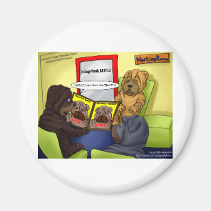 Shar-Pei Plastic Surgery Funny Tees Mugs & Gifts Magnet