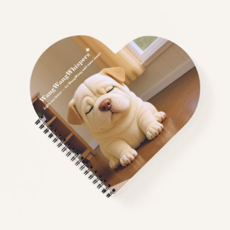 Shar Pei Puppy - Soft Serenity by WangWang Notebook
