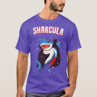 Sharcula Funny Dracula Vampire T-Shirt