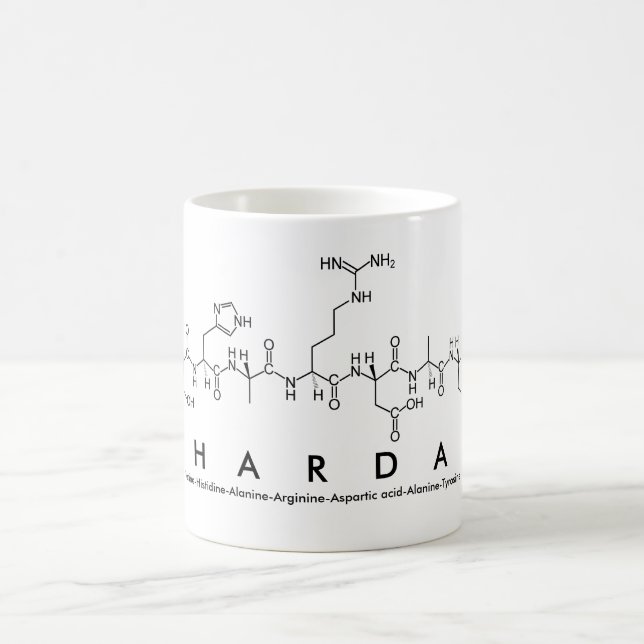 Sharday peptide name mug (Center)