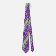 Shards Geometric Striped Violet & Moss Two-sided