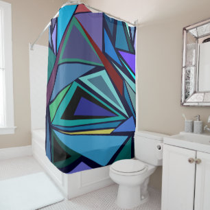 Shards Shower Curtain