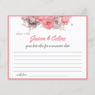 Share a Date Idea for Couple Bridal Shower Card