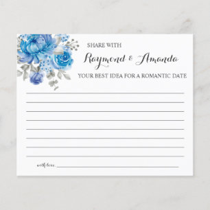 Share a Date Idea for Couple Bridal Shower card