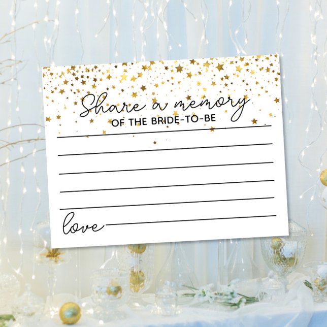 share a memory game bridal shower postcard (Creator Uploaded)