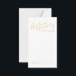 'Share a Memory' Gold Modern Script Wedding Advice Card<br><div class="desc">Add a personal touch to your wedding with a modern script wedding advice and wishes card. This card features title 'share a memory' in gold modern script font style and details in gold modern sans serif font style on white background. Please Note: The foil details are simulated in the artwork....</div>