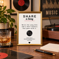 Share a Song Vinyl Record Birthday Memory