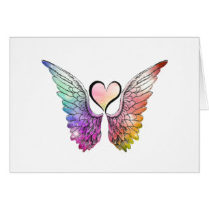 Share - Angel Wings and Heart