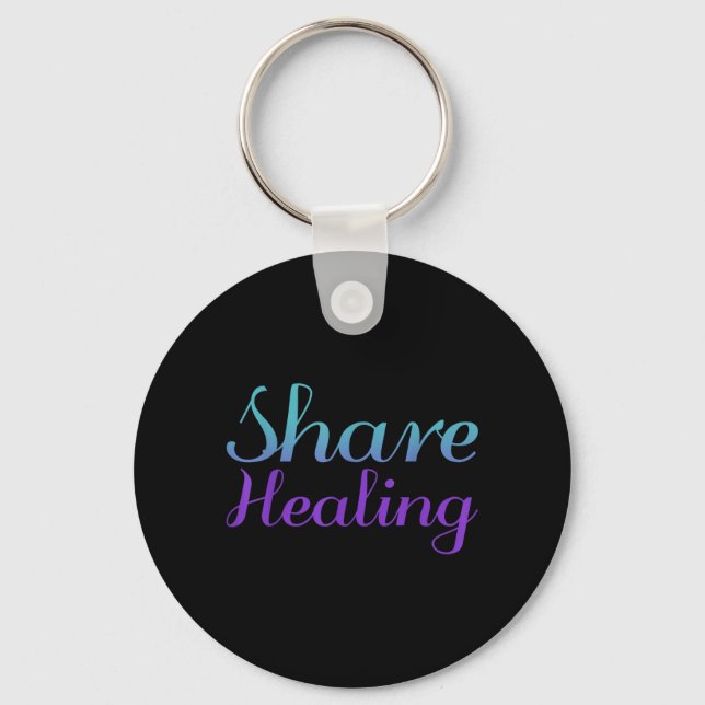 Share Healing Prevention Awareness Design Key Ring (Front)