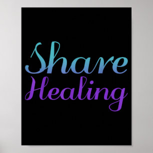 Share Healing Prevention Awareness Design Poster