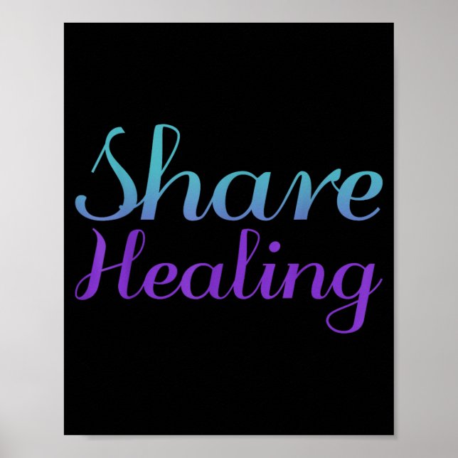 Share Healing Prevention Awareness Design Poster (Front)