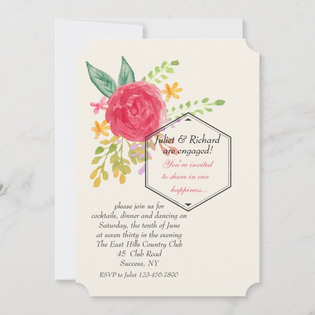 Share In Our Happiness Invitation (Front)