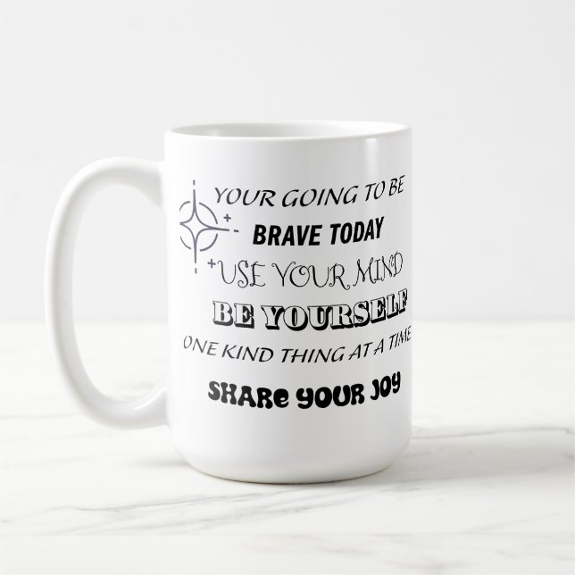 share joy coffee mug (Left)