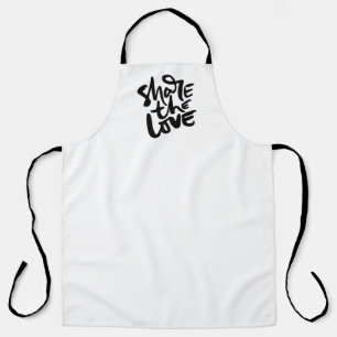 Share Love Art Quote Art Motivational Art Love Quo Apron