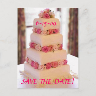 Share Our Love-save The Date Announcement Postcard