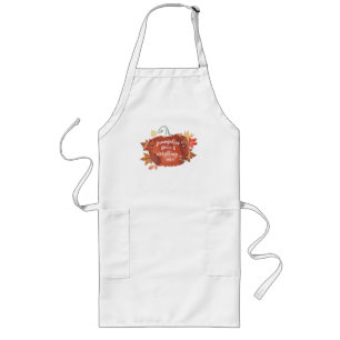 Share Pumpkin Spice & Everything Nice Thanksgiving Long Apron