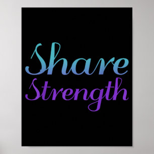 Share Strength Prevention Awareness Design Poster