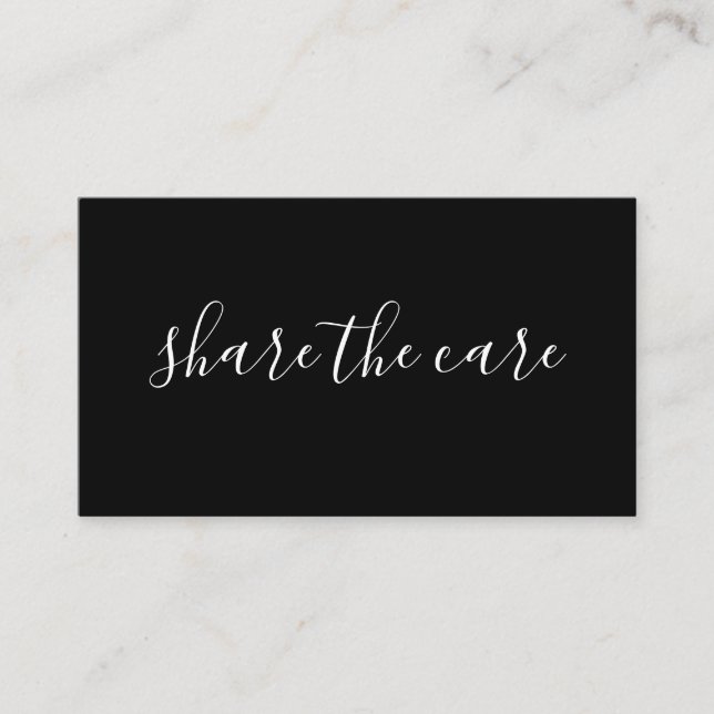 share the care referral program card (Front)