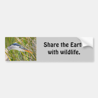 Share the Earth with Wildlife Bumper Sticker