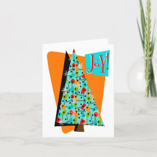 Share the Joy Mid Century Christmas Holiday Card