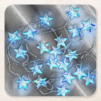 Share The Light Square Paper Coaster