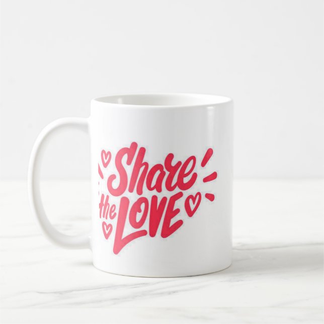 Share The Love Coffee Cup (Left)