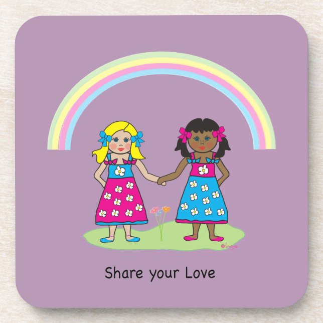 Share the Love - Equality for All Coaster (Front)