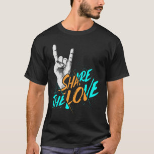 Share The Love Men Women Kids Boys Girls ASL Gift  T-Shirt