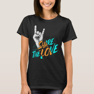 Share The Love Men Women Kids Boys Girls Asl Gift T-Shirt