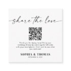 Share The Love QR Code Wedding Photo Sharing