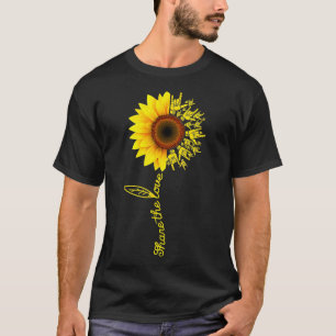 Share The Love Sunflower ASL ASl Sunflower Gift T-Shirt