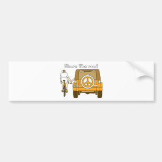 Share The Road Bumper Sticker