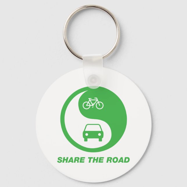 Share the Road Key Ring (Front)