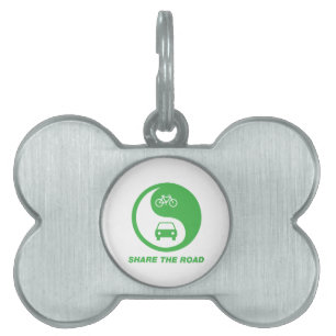 Share the Road Pet Tag