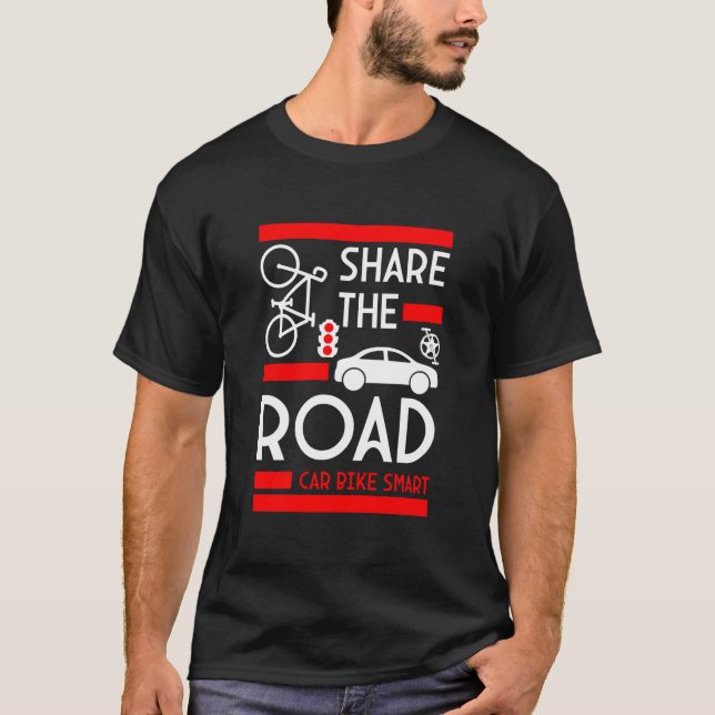 Share The Road T-Shirt (Front)