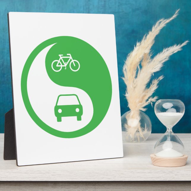 Share the Road Yin Yang Plaque (Side)