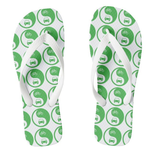 Share the Road Yin Yang Thongs (Footbed)