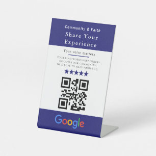Share Your Experience QR Code Sign Google Review