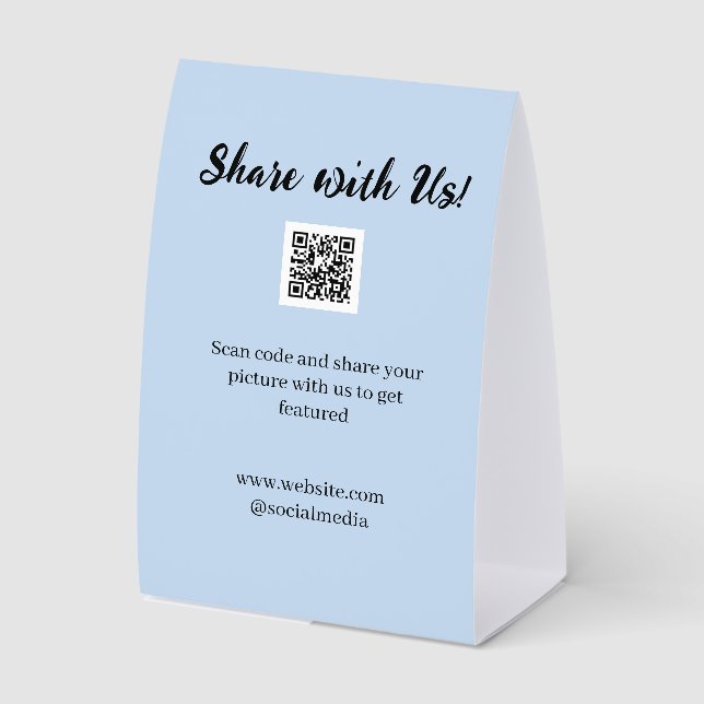 Share your picture scan QR code add website email  (Front)